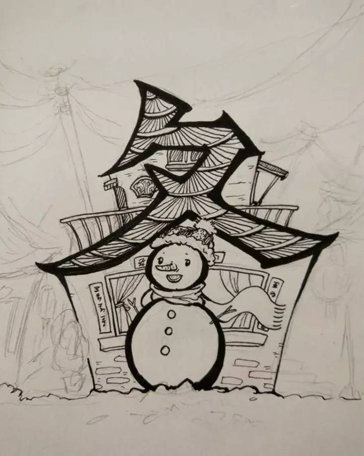 儿童简笔画教程大全 围巾简笔画的画法图解，儿童简笔画教程大全（创意简笔画小教程-冬）
