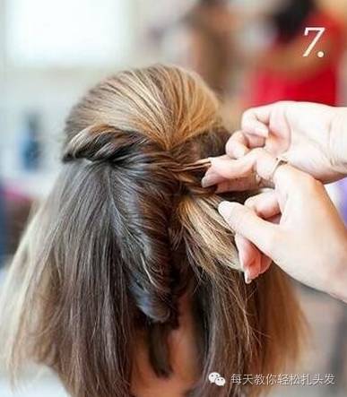 学新娘化妆盘头，超实用新娘盘发造型图解教程（详细短发新娘盘发教程）
