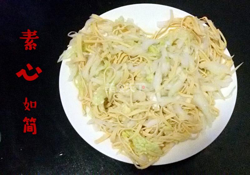 干豆腐炒白菜片的做法，干豆腐炒白菜片的做法视频（干豆腐白菜丝）