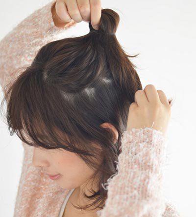 短发怎么扎丸子头，短发怎么扎丸子头简单好看（最新流行的丸子头半扎发教程）