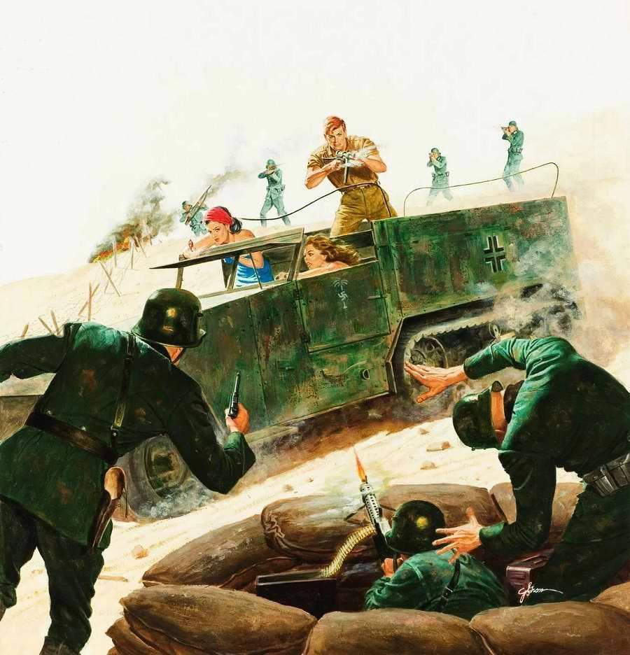 绝地求生98k简笔画，绝地求生98k简笔画视频（美国大兵同美丽女朋友一起打鬼子）