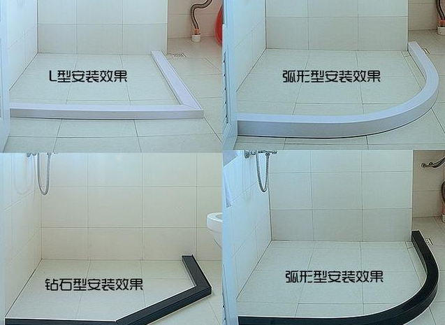 卫生间挡水条安装步骤,卫生间加装挡水条(浴室挡水条原来只要这么装就