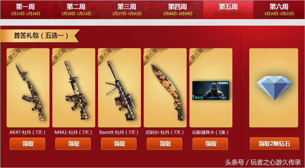 cf蓝钻活动专区，cf蓝钻任务奖励（CF3月福利活动超级签到）