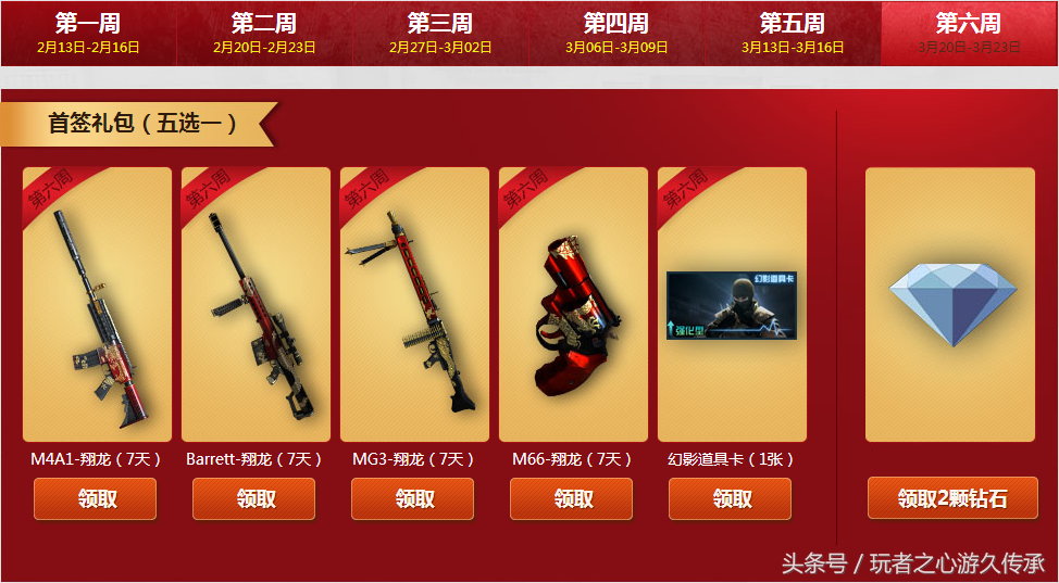 cf蓝钻活动专区，cf蓝钻任务奖励（CF3月福利活动超级签到）