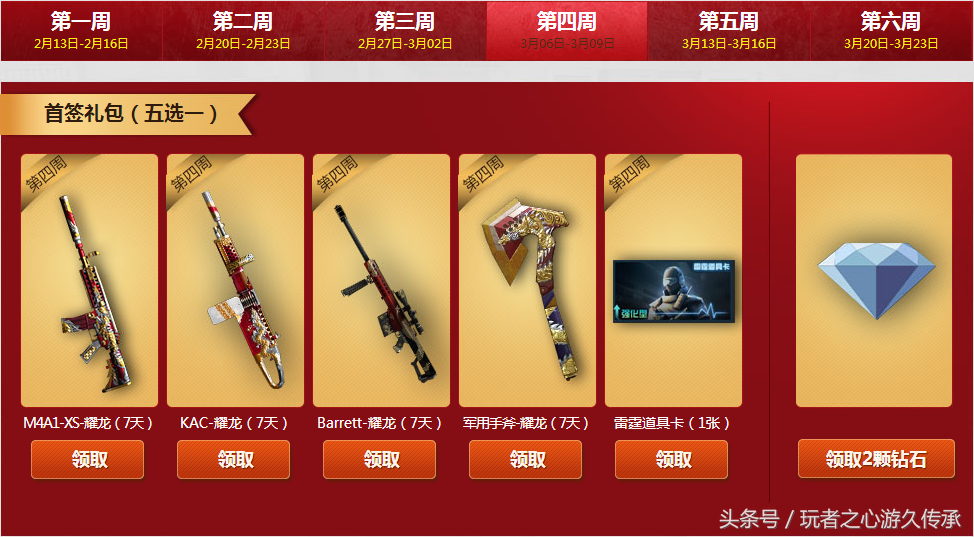 cf蓝钻活动专区，cf蓝钻任务奖励（CF3月福利活动超级签到）