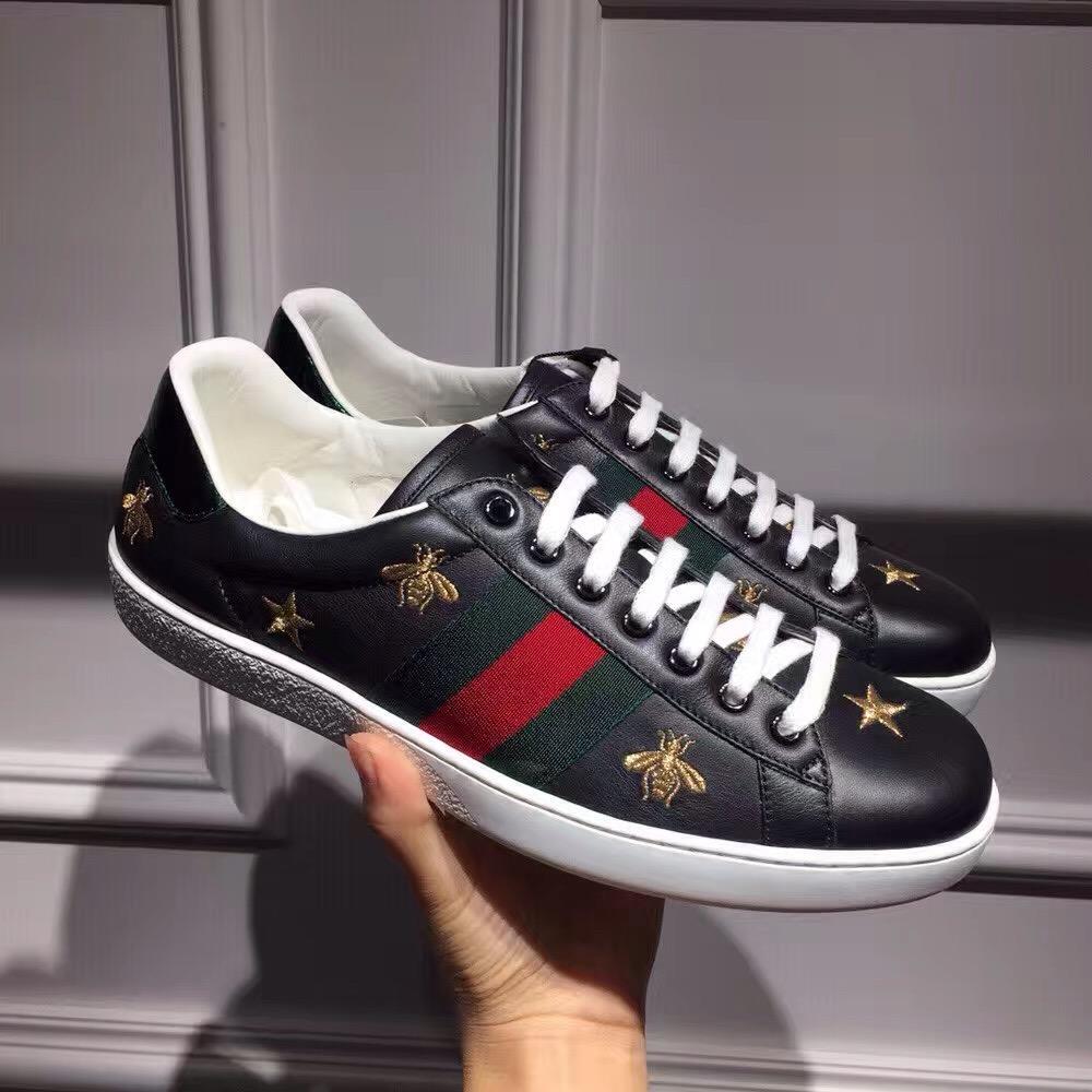 42.5码是uk多少42.5码的鞋子uk是多少，GUCCI蜜蜂星星刺绣球鞋UK8码9码¥3XXX