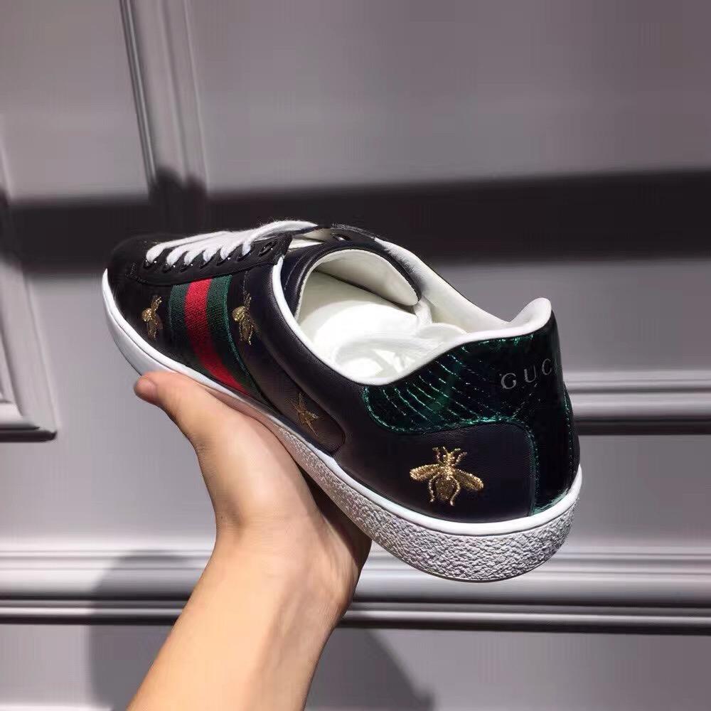 42.5码是uk多少42.5码的鞋子uk是多少，GUCCI蜜蜂星星刺绣球鞋UK8码9码¥3XXX