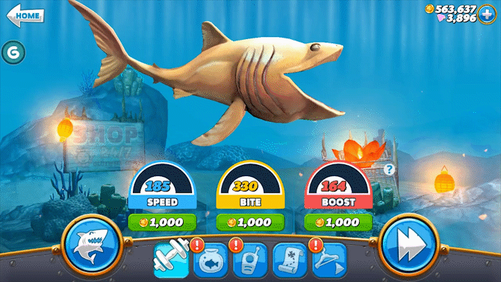 饥饿的鲨鱼世界，饥饿鲨世界最新更新出的鲨鱼（《饥饿鲨鱼世界》用外挂吃尽全世界也填不饱你的欲望）