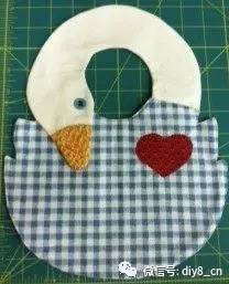 自制宝宝三角巾 DIY可爱口水巾，自制宝宝三角巾（妈妈用心做的口水巾）