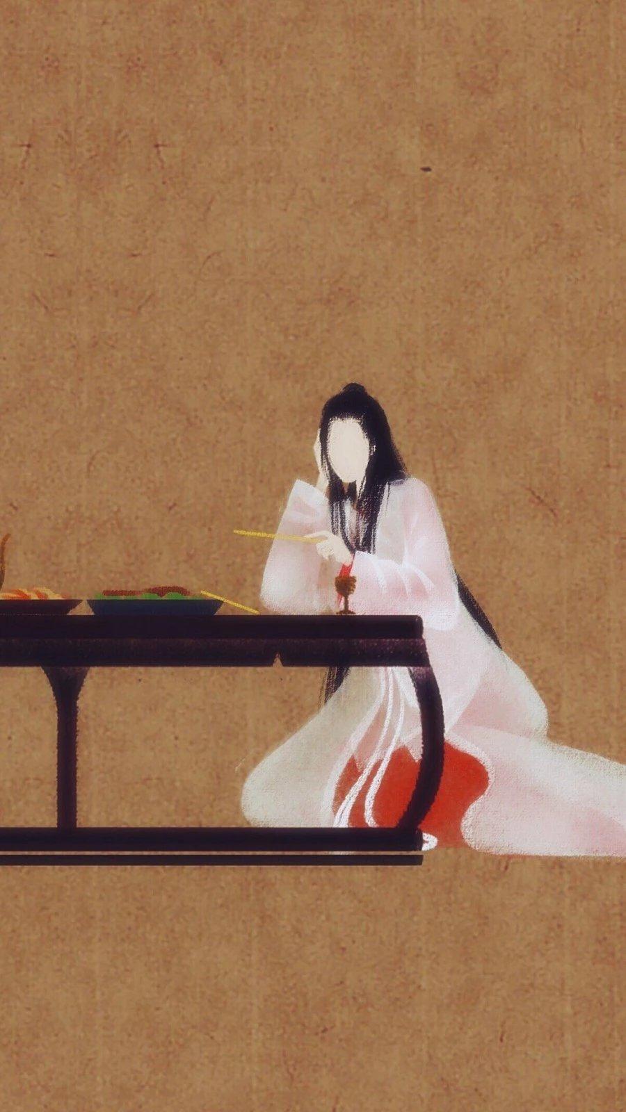 大话西游无脸插画图片,大话西游无脸插画图片手绘(如今转身拥抱,从此