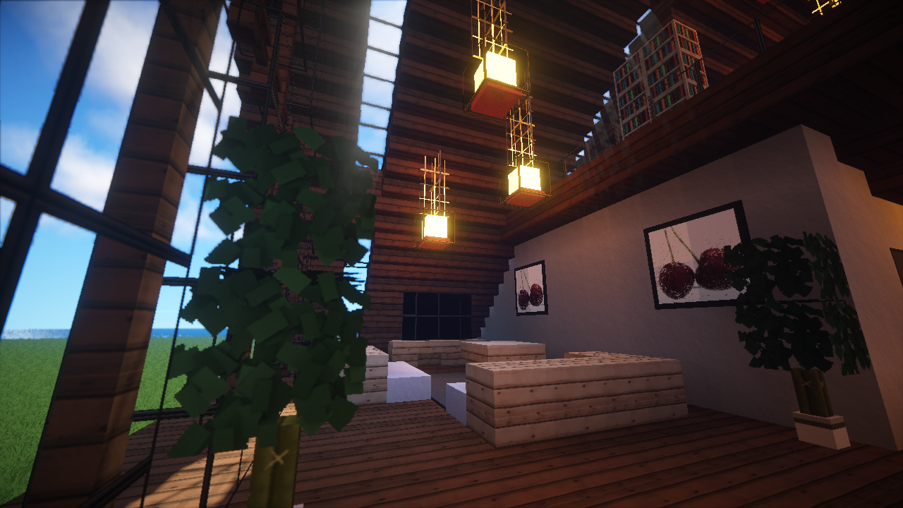 我的世界别墅教程，君墨教你做30x30木屋别墅