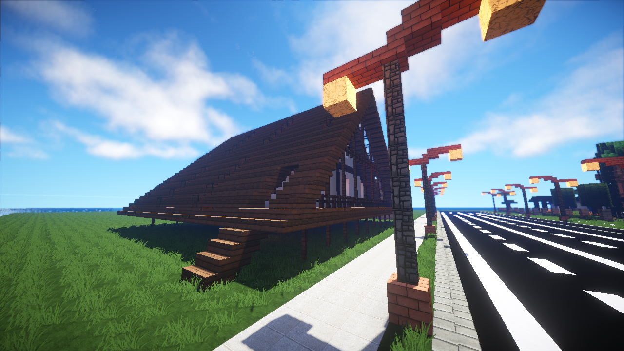 我的世界别墅教程，君墨教你做30x30木屋别墅