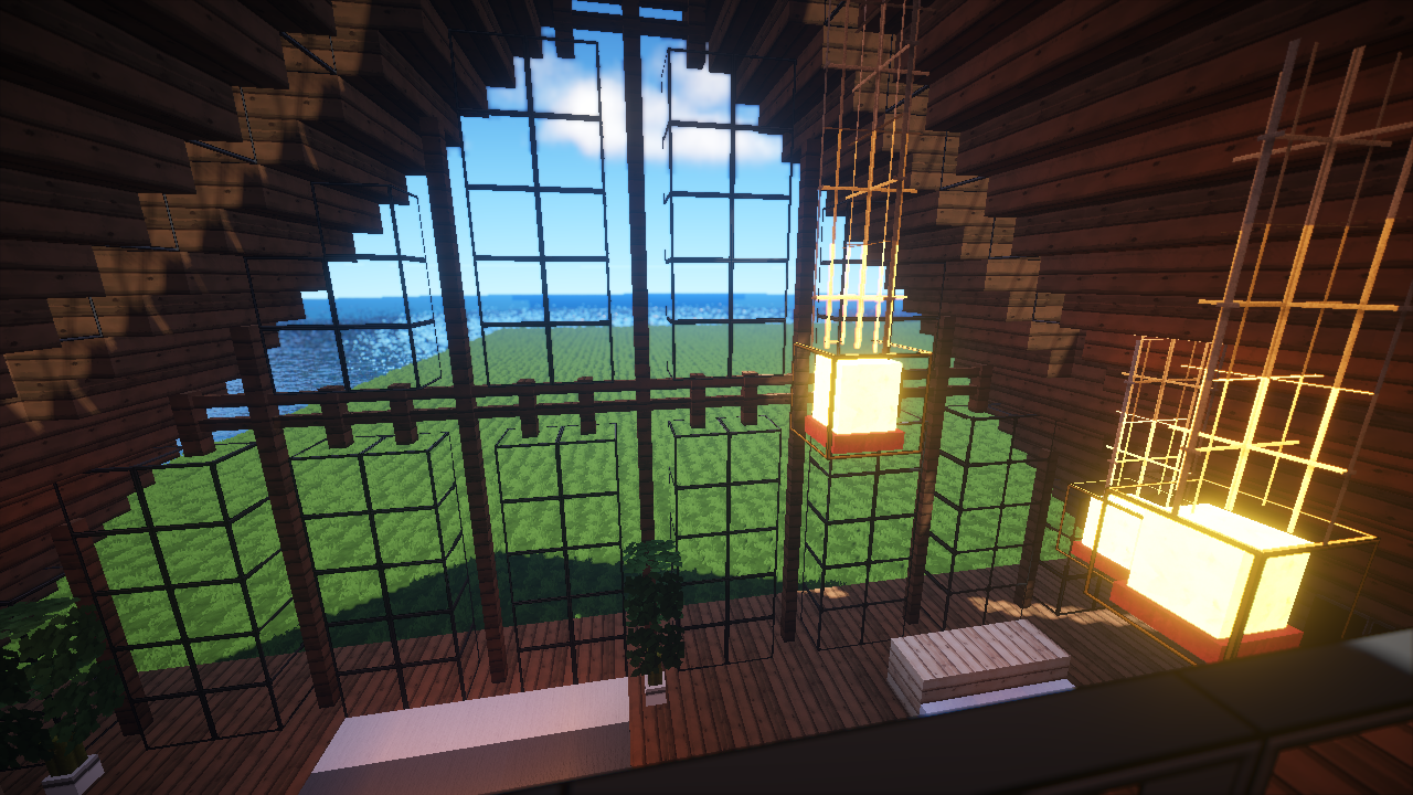 我的世界别墅教程，君墨教你做30x30木屋别墅