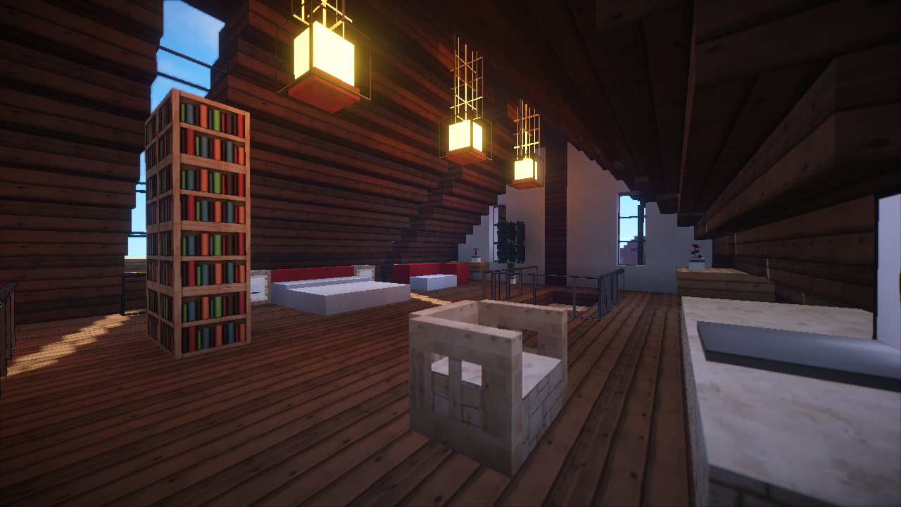 我的世界别墅教程，君墨教你做30x30木屋别墅