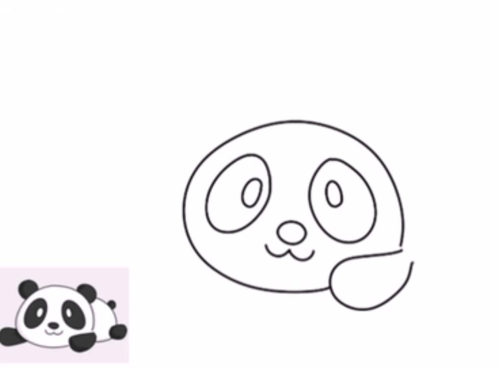 国宝大熊猫简笔画，国宝熊猫简笔画（画超萌超简单的熊猫简笔画）