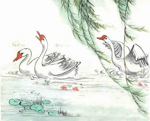 唐·王维《田园乐》萋萋芳草春绿,落落长松夏寒.