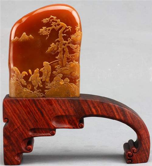 台山玉中的混沌神物,台山玉石之乡(从默默无闻中跃起)