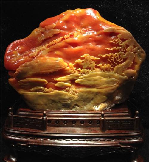 台山玉中的混沌神物,台山玉石之乡(从默默无闻中跃起)