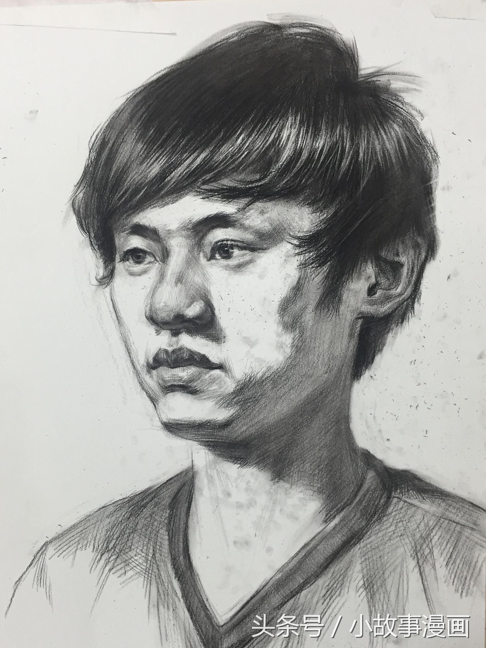 素描画人物教学，如何画人物素描（新出炉的素描人像步骤画）