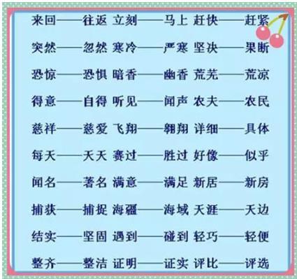 高的反义词是什么，容易的反义词是什么（孩子“死磕”225个近义词+200个反义词）