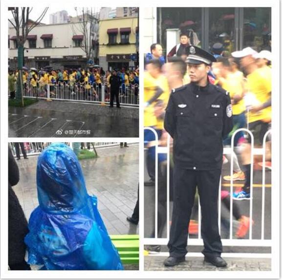 雨衣怎么来的呢，雨衣是怎样传递的（90后学警脱下雨衣让给观汉马的小女孩）