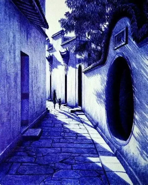 长城怎么画，长城怎么画立体（看看这些非常画作）