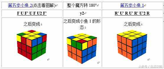 魔方教程公式口诀七步新手入门，魔方教程公式口诀七步是什么（魔方图解教程入门公式-3）