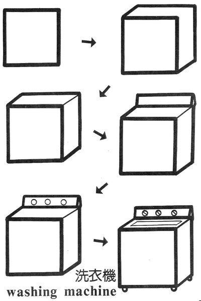 简笔画之荷叶，和小朋友互动（一个正方形画出N种画）