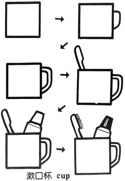 简笔画之荷叶，和小朋友互动（一个正方形画出N种画）