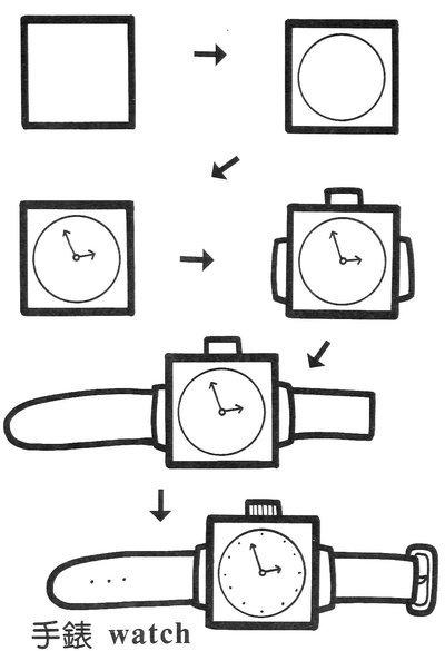 简笔画之荷叶，和小朋友互动（一个正方形画出N种画）