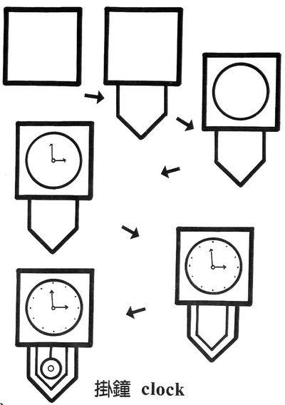 简笔画之荷叶，和小朋友互动（一个正方形画出N种画）