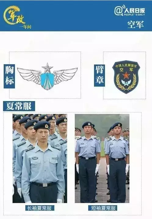 中国军衔等级胸章，军服胸章级别图怎么看（军改后的全军部队臂章和军衔标识暨军服大全）