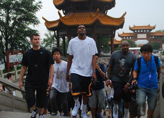NBA巨星们中国行的城市，看看有没有你在的城市