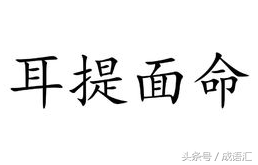 耳提面命什么意思，耳提面命.是什么意思（“耳提面命”）