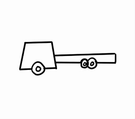 简笔画各种车的画法,车怎样画简笔画(跟我一起画)