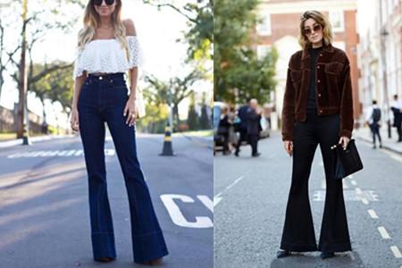 喇叭裤适合穿什么鞋，喇叭裤搭配什么鞋子好看（黑色喇叭裤搭配什么鞋子好看）