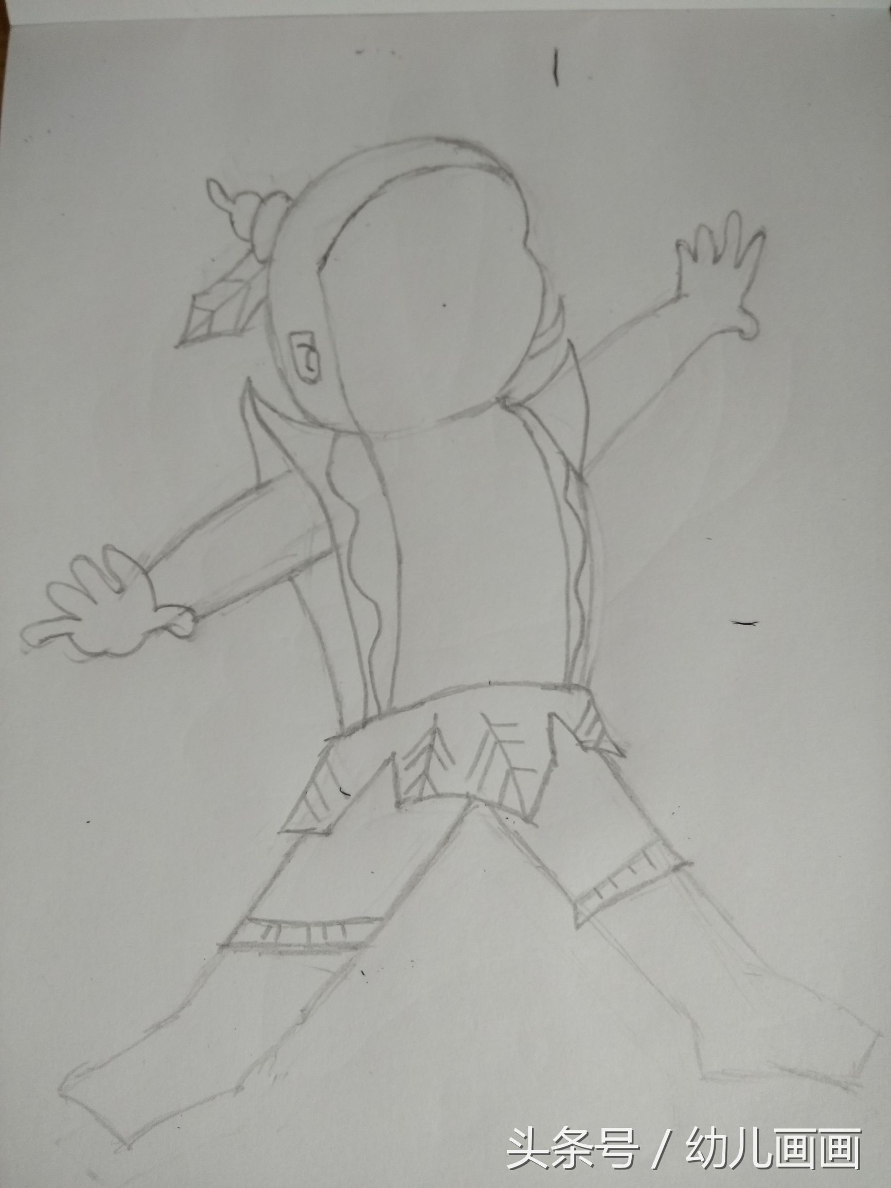 如何简单的画出葫芦娃，怎么画葫芦娃简单（童年回忆之葫芦娃线条画！）