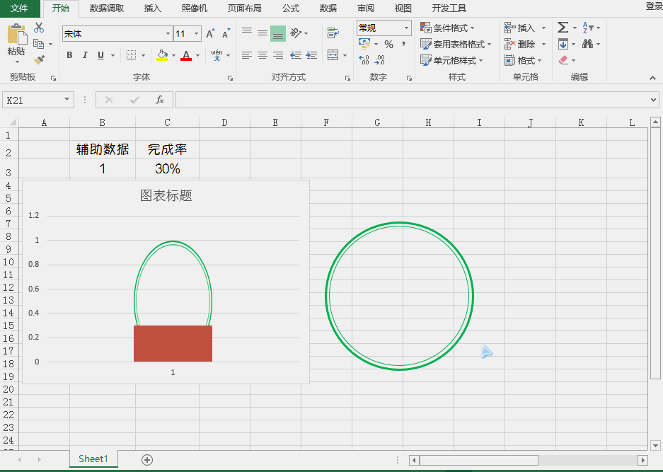 excel怎么计算百分比，excel中怎么计算百分比（你这么做Excel的百分比图表）