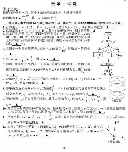 2017年江苏高考物理试题及答案，2017年江苏高考物理试题及答案大全（2017年江苏高考各科试题答案出炉）
