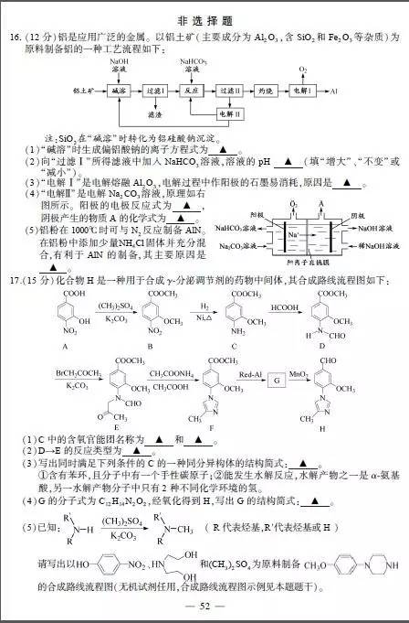 2017年江苏高考物理试题及答案，2017年江苏高考物理试题及答案大全（2017年江苏高考各科试题答案出炉）