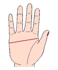 断掌手相图片,男生断掌千金两-相术-荣耀易学