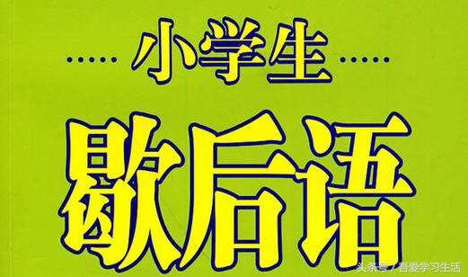 箭在弦上歇后语，箭在弦上歇后语下一句（学一学常用《小学生歇后语》家长们喜欢收藏的综合知识系列三）