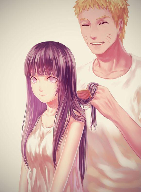 haneru笔下秀恩爱的单身鸣人和雏田,如胶似漆狂虐单身狗