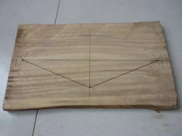 椭圆的手工制作画法,可供实践操作(木工老师傅用几根钉子一根线就能画