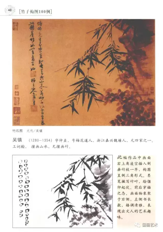 国画写意竹子怎么画能密而不乱，国画竹子教程:竹子的四种画法（国画写意画中的竹子怎么构图才好看）