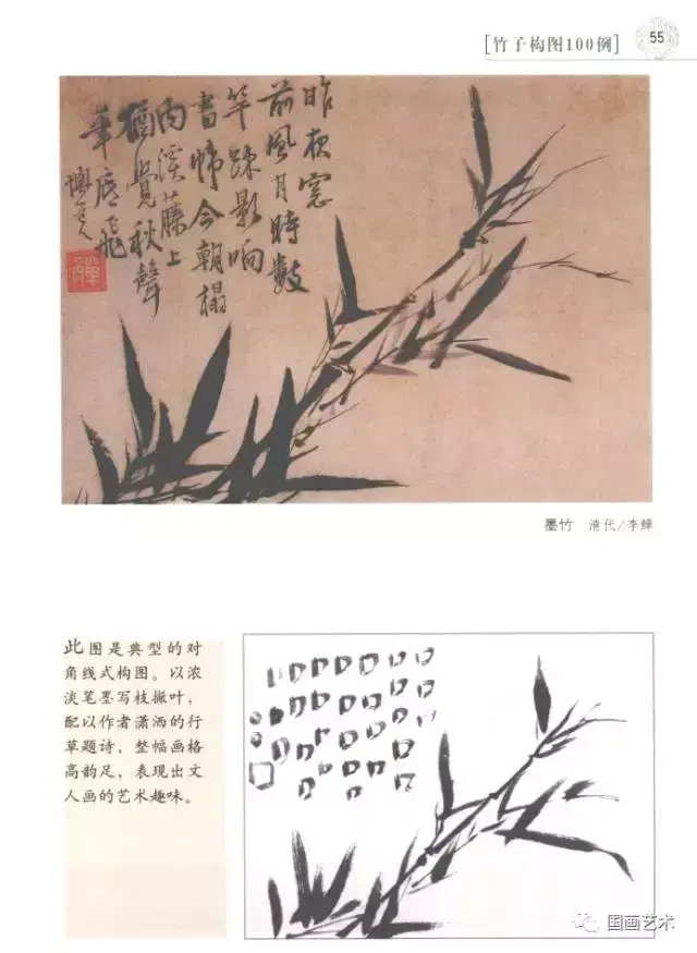 国画写意竹子怎么画能密而不乱，国画竹子教程:竹子的四种画法（国画写意画中的竹子怎么构图才好看）