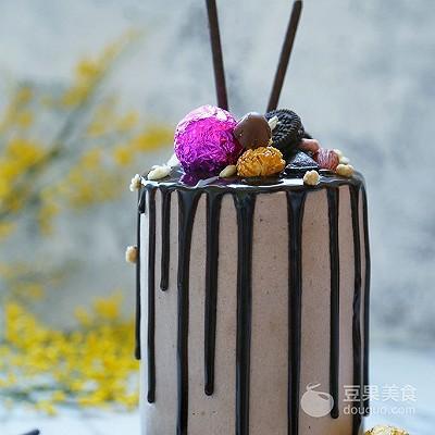 小四寸蛋糕多大，6寸蛋糕多大（四寸加高甘纳许淋面蛋糕#有颜值的实力派#）