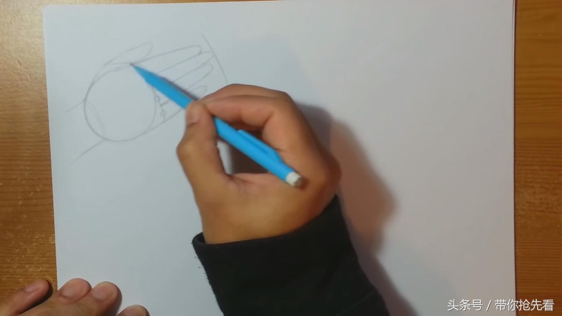 一步一步教你画手，手怎么画（一步一步教你五种不同手势的动漫人物手的画法）