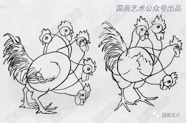 简笔画鸭子的画法，鸡的画法简笔画（如何画好家禽动态简笔画）