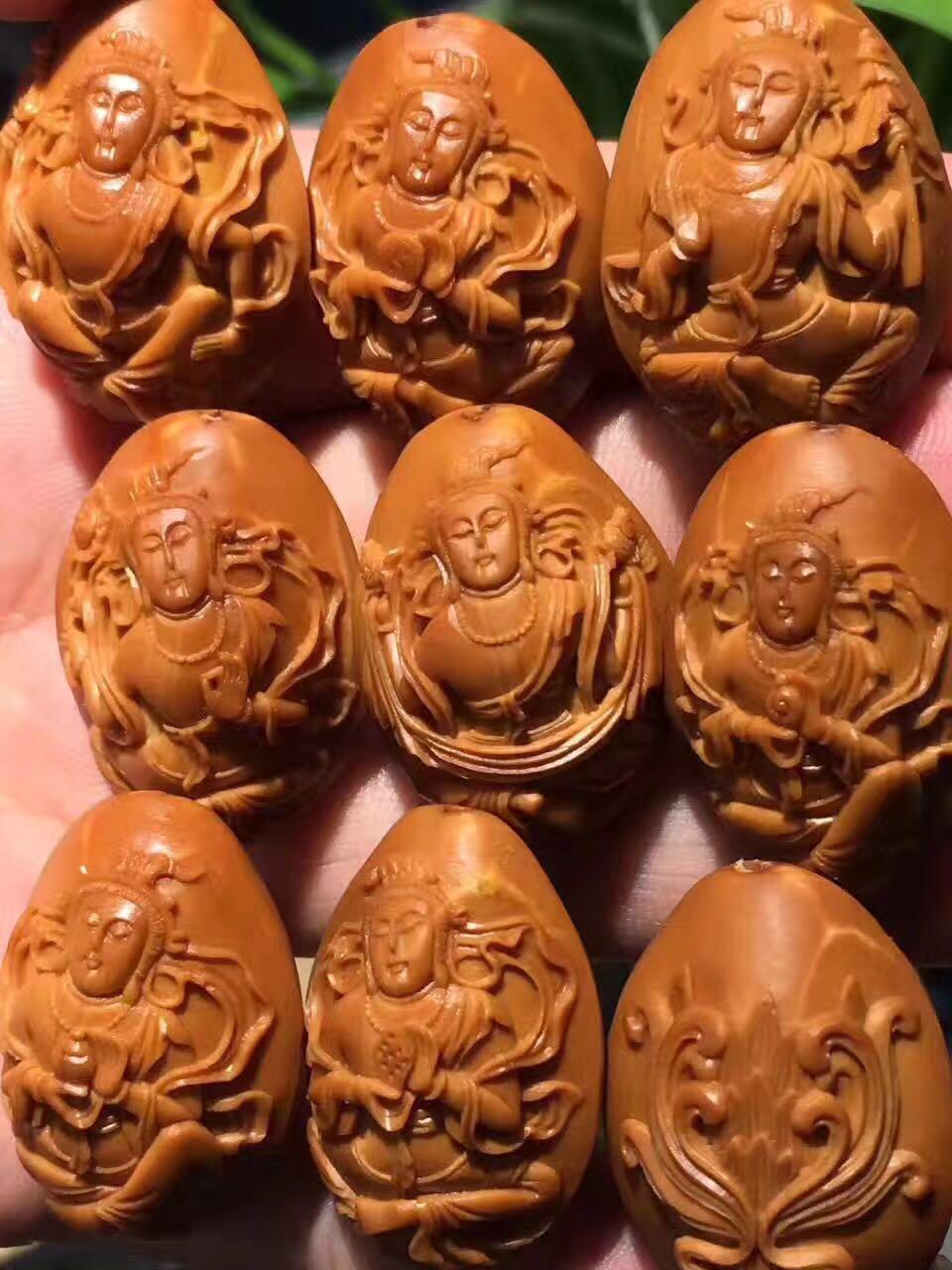 九龙观音寓意和象征，龙观音的寓意（橄榄核雕刻作品中观音菩萨人物的寓意你知道吗）